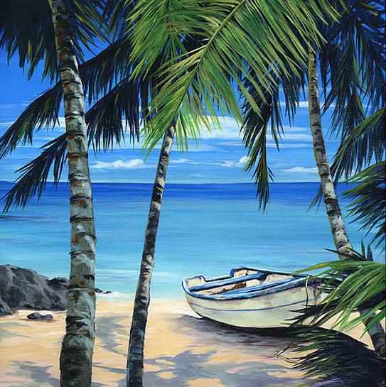 art work - painting - big island hideaway