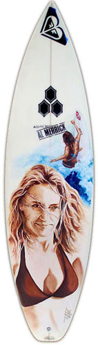 lisa anderson surf board